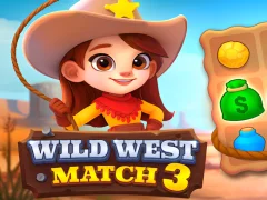 Mchezo Wild West Match 3 online