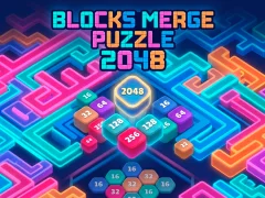Mchezo Blocks Merge Puzzle 2048 online