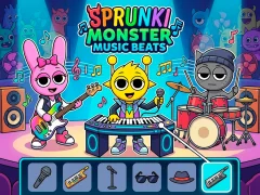 Mchezo Sprunki Monster Music Beats online