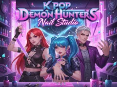 Mchezo K Pop Demon Hunters Nail Studio online