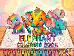 Mchezo Elephant Coloring Book online