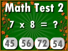 Mchezo Math Test 2 online