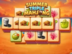 Mchezo Summer Triple Mahjong online