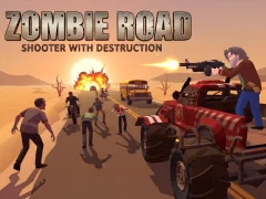 Mchezo Zombie Road: Shooter with Destruction online