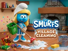 Mchezo The Smurfs Village Cleaning online