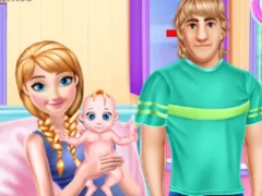Mchezo Pregnant Anna and Baby Care online