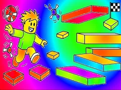 Mchezo Coloring Book: Roblox Obby Runner online