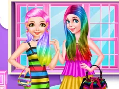 Mchezo Princess Rainbow Look online