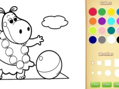 Mchezo Baby Farm Animals Coloring Book for Kids online