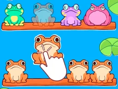 Mchezo Sorting frogs online