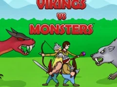Mchezo Vikings vs Monsters online