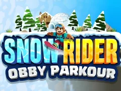 Mchezo Snow Rider Obby Parkour online