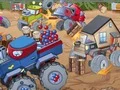 Mchezo Nickelodeon destruction truck derby online