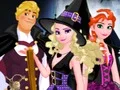 Mchezo Frozen Team Halloween online