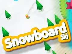 Mchezo Snowboard and skis online