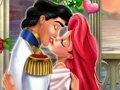 Mchezo Mermaid Princess Mistletoe Kiss online