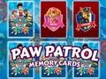 Mchezo Paw Patrol Memory Cards online