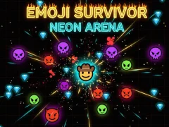 Mchezo Emoji Survivor - Neon Arena online