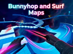 Mchezo Bunnyhop and Surf Maps online