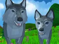 Mchezo Wolf simulator wild animals online