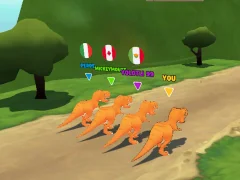 Mchezo Dinosaur Shifting Run online