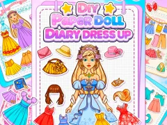 Mchezo Diy Paper Doll Diary Dress Up online