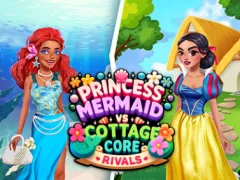 Mchezo Princess Cottage Core vs Mermaid Core Rivals online