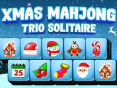 Mchezo Xmas Mahjong Trio Solitaire online
