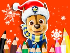 Mchezo Coloring Book: PAW Patrol Christmas online