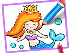 Mchezo Toddler Drawing: Mermaid online