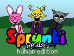 Mchezo Sprunki Retake: Human Edition online