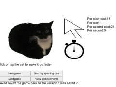 Mchezo Spinning Cat Clicker online