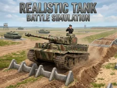 Mchezo Realistic Tank Battle Simulation online