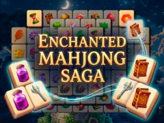 Mchezo Enchanted Mahjong Saga online