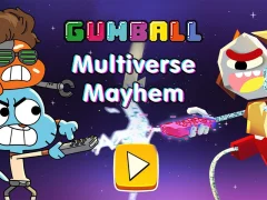 Mchezo The Amazing World of Gumball Multiverse Mayhem online