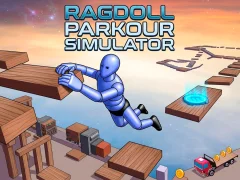 Mchezo Ragdoll Parkour Simulator online