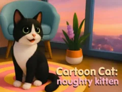 Mchezo Cartoon Сat: naughty kitten online