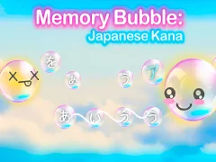 Mchezo Memory Bubble: Japanese Kana online