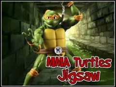 Mchezo MMA Turtles Jigsaw online