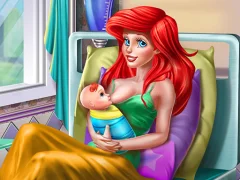 Mchezo Princess Mermaid Mommy Birth online