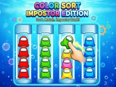Mchezo Color Sort Impostor Edition online
