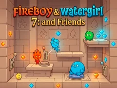 Mchezo Fireboy & Watergirl 7: and Friends online