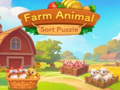 Mchezo Farm Animal Sort Puzzle online