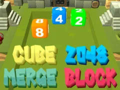 Mchezo 2048 Cube Merge Block online