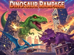 Mchezo Dinosaur Rampage online