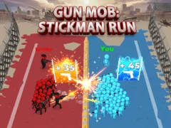 Mchezo Gun Mob: Stickman Run online