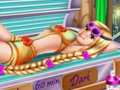 Mchezo Goldie Princess Tanning online