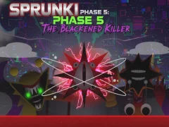 Mchezo Sprunki Phase 5: The Blackened Killer online