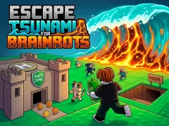 Mchezo Escape Tsunami for Brainrots online