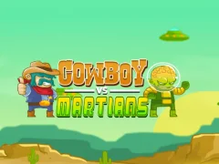 Mchezo Cowboys vs. Martians online